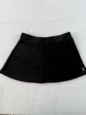 🖤 Juicy Couture Black Velour Mini Skirt